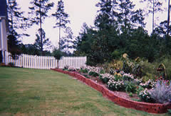 Wood Picket fence