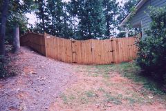  wood privacy fence